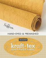 kraft-tex® Designer Colors Hand-Dyed & Prewashed Rolls - Saffron