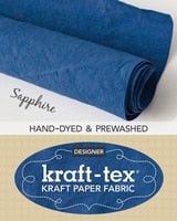 kraft-tex® Designer Colors Hand-Dyed & Prewashed Rolls - Sapphire