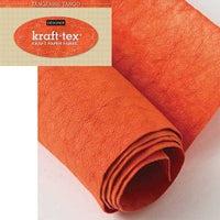 kraft-tex® Designer Colors Hand-Dyed & Prewashed Rolls - Tangerine