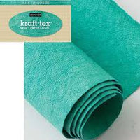 kraft-tex® Designer Colors Hand-Dyed & Prewashed Rolls - Turquoise