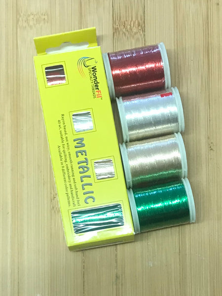 Metallic Thread Pack in the Christmas Colorway