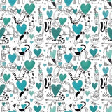 Raining Cats and Dogs Patchwork Fabric