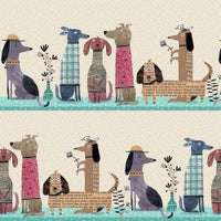 Raining Cats and Dogs Patchwork Fabric