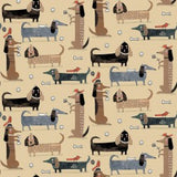 Raining Cats and Dogs Patchwork Fabric