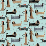 Raining Cats and Dogs Patchwork Fabric