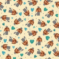 Raining Cats and Dogs Patchwork Fabric