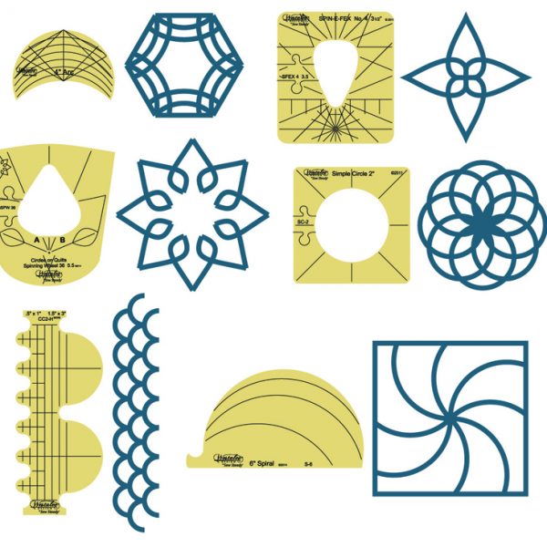 Westalee Design Sampler Template Set 1