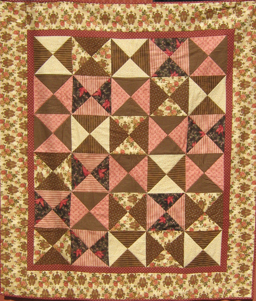 Topsy Turvy Quilt Pattern by Cecile Whatman